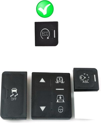 for Land Rover Range Sport 2014-2017 ECO MOD ASL Raise Lover Center Console Button Knob Trim 4pcs in Saudi Arabia