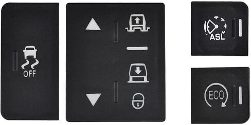 for Land Rover Range Sport 2014-2017 ECO MOD ASL Raise Lover Center Console Button Knob Trim 4pcs in Saudi Arabia