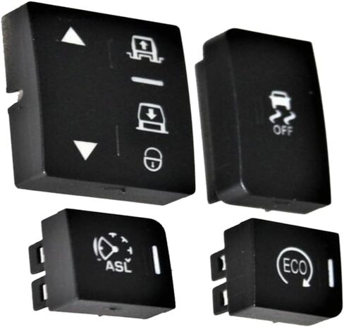 for Land Rover Range Sport 2014-2017 ECO MOD ASL Raise Lover Center Console Button Knob Trim 4pcs in Saudi Arabia