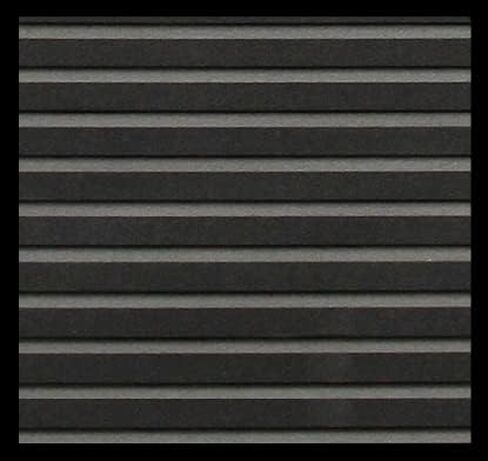 Hydro-Turf 2-Tone Cut Groove Ride Mat Material Sheet 37x58 (Gray on Black) in Saudi Arabia