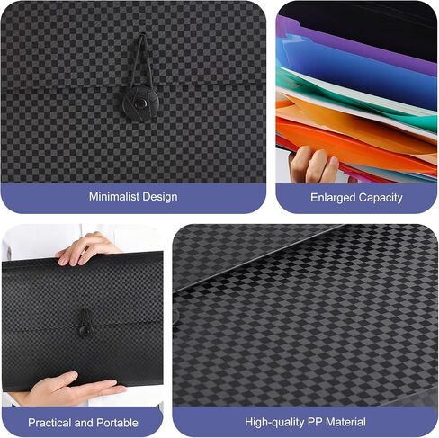 File Organizer, 13-Pocket Expanding Folder + Large Accordion Divider | Great for Home, Office, Travel & Classroom in Saudi Arabia