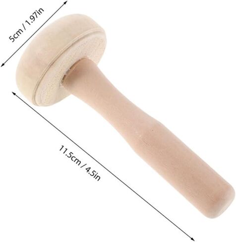 Angoily 10pcs Wood Mushroom Rubbing Roller DIY Printmaking Tool Baren Printmaking Ink Roller for Art Supplies in Saudi Arabia