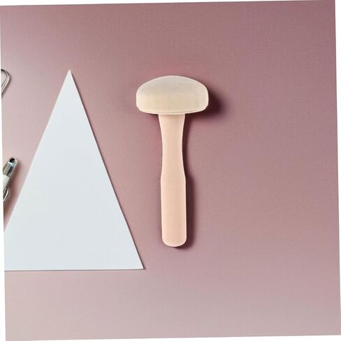 Angoily 10pcs Wood Mushroom Rubbing Roller DIY Printmaking Tool Baren Printmaking Ink Roller for Art Supplies in Saudi Arabia