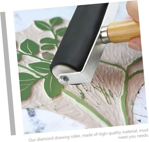 DOITOOL 3pcs Printmaking Roller Diamond Drawing Rubber Rollers for Art Craft Durable and Safe Painting Supplies for Adults for Ink Distribution and Diamond Bead Application in Saudi Arabia