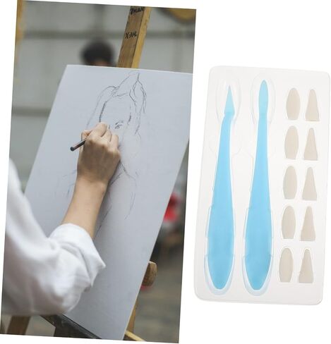 1Set Art Sketch Wiper Artist Drawing Tools with Sketch Sponge Wipers for Rubbing Smudging and Blending Portable Art Erasers for Students and Professionals in Saudi Arabia