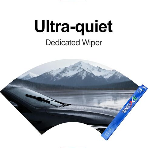 Quiet Front Windshield Wiper Blades 22 inch and 22 inch Set of 2, OEM Quality All-Season Windshield Wipers,U&J-Hook for My Car/Automotive Replacement, Easy to Install OEM Replacement Parts in Saudi Arabia