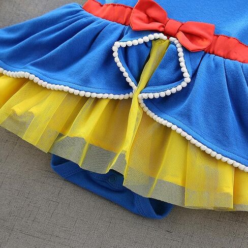 Lito Angels Baby Girls Princess Costume Onesie Romper Bodysuit Halloween Christmas Dress Up in Kuwait