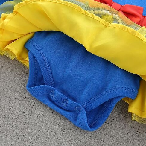 Lito Angels Baby Girls Princess Costume Onesie Romper Bodysuit Halloween Christmas Dress Up in Kuwait