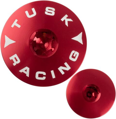 TUSK Billet Aluminum Engine Plug Kit Red for Honda TRX 400EX 1999-2008 in Saudi Arabia
