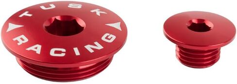 TUSK Billet Aluminum Engine Plug Kit Red for Honda TRX 400EX 1999-2008 in Saudi Arabia