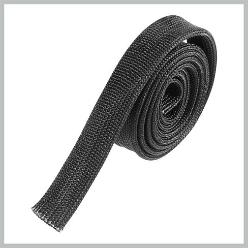 Fiberglass Heat Wire Shield Sleeve Heat High Temp Shield Adjustable Heat Shield 3.2ft 10mm 3/8" Black for Car Wire Protection Replacement Car Parts in Saudi Arabia