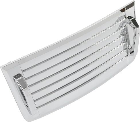 KUAFU Hood Vent Compatible with 2006-2010 Hummer H3 H3T Hood Louver Hood Deck w/Handles Silver Air Vent Grille Chrome Moulding Trim in Saudi Arabia