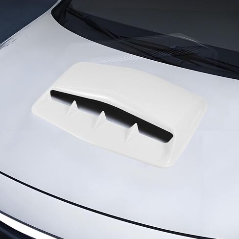 Car Hood Vents, Decorative Air Flow Intake Hood Scoop Vent Turbo Bonnet Cover, Vehicle Engine Cooling Intake Vent Trim Cover, Universal Exterior Car Accessories Decoration (Carbon Fiber) in Saudi Arabia