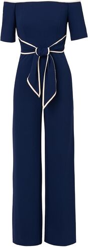 Adrianna Papell womens Knit Crepe Tie Jumpsuit in Kuwait