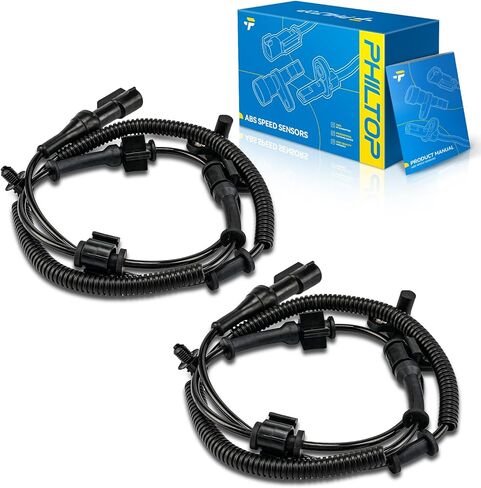 PHILTOP ALS505 Front Side ABS Wheel Speed Sensor Compatible with 2005-2010 Ford F-250 Super Duty, 2005-2010 Ford F-350 Super Duty in Saudi Arabia