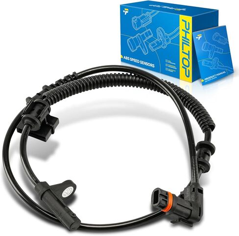 PHILTOP 695180 ABS Wheel Speed Sensor Compatible with 2005-2010 Chrysler 300, 2006-2010 Dodge Charger, 2008-2010 Dodge Challenger, 2005-2008 Dodge Magnum in Saudi Arabia