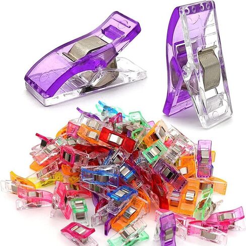 60 Pack Premium Assorted Color Craft Clips for Sewing Quilting DIY Notions Supplies in Saudi Arabia