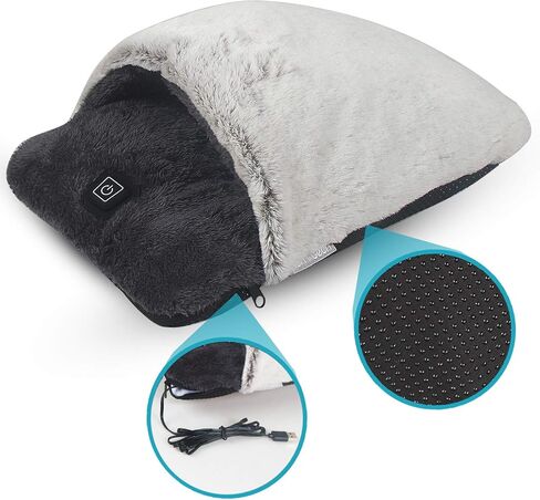 Electric Foot Warmer,Cold Feet Warmers for Home and Office Under Table Desk, Fast Heating Technology with 3 Temperature Setting for Heat Therapy & Relief,Gifts for Men/Women in Kuwait