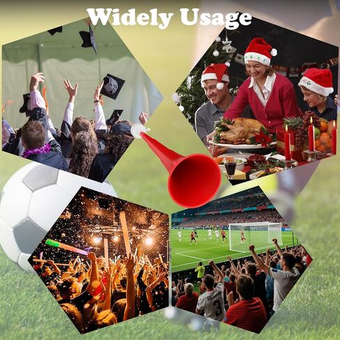 قرن الاستاد القابل للطي 24 بوصة صانعات الضوضاء الفوفوزيلا البلاستيك البوق الهتاف أبواق النفخ صانعات الضوضاء للأحداث الرياضية وألعاب كرة القدم ومستلزمات الحفلات الرياضية المدرسية والإكسسوارات in Kuwait