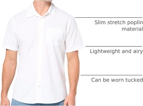 GAP Men's Stretch Poplin Shirt in Saudi Arabia
