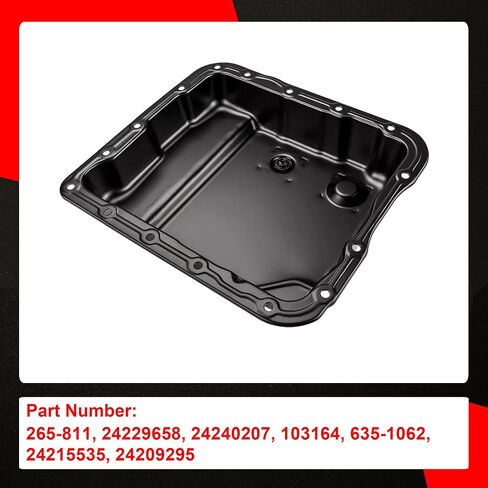 265-811 وعاء زيت ناقل الحركة مع قابس تصريف متوافق مع ناقل الحركة 4L60-E 4L65-E 4L70-E شيفروليه سيلفرادو 1500 تاهو إكسبريس جي إم سي سييرا يوكون 1998-2014 استبدال 24209295 in Kuwait