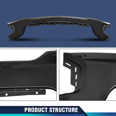 قضيب وجه المصد الأمامي PIT66 متوافق مع Chevy Silverado 1500 2019 2020 2021 2022، موديلات مناسبة بدون مساعد الوقوف فقط، Fit 2022 Limited (LTD) موديلات الطراز القديم GM1002875 84588804 in Saudi Arabia