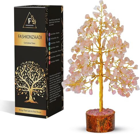 FASHIONZAADI Amethyst Crystal Tree - Amethyst Crystals - Tree of Life Decor - Amethyst Gift - Home Goods Decor - Feng Shui Money Tree - Artificial Bonsai Tree in Kuwait