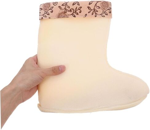 Tofficu 1Pair Insulated Boot Liners for Women Mid Calf Rain Boot Covers Thickened and Fleeced for Optimal Warmth Cold Weather for Outdoor Activities in Saudi Arabia