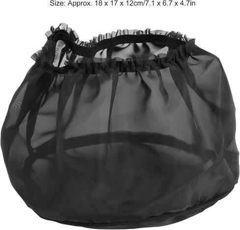 Motorcycle Cover Rain Sock Wrap Air Cleaner for Touring, Net Material Black Color in Saudi Arabia