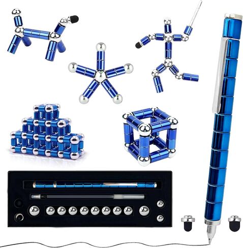 Fidget Pen, Decompression Magnetic Pen, Cool Fidget Toys for Stress and Anxiety Relief, Sensory Toys Best Gifts for Teenage Boys, Ideal Gift for 8-13 Years Old, Novelty Gifts for Teen and Adults in Saudi Arabia