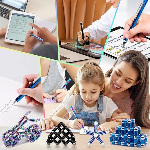 Fidget Pen, Decompression Magnetic Pen, Cool Fidget Toys for Stress and Anxiety Relief, Sensory Toys Best Gifts for Teenage Boys, Ideal Gift for 8-13 Years Old, Novelty Gifts for Teen and Adults in Saudi Arabia