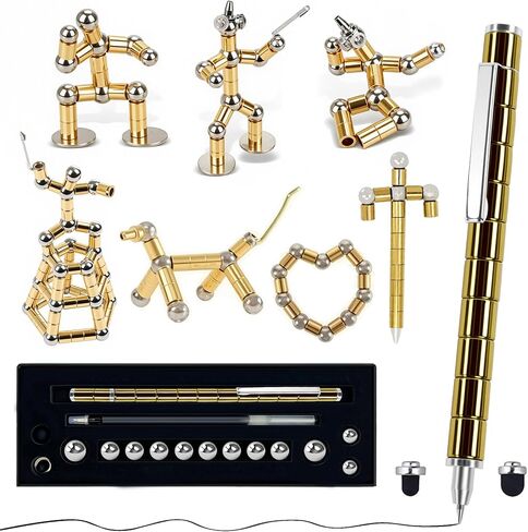 Fidget Pen, Decompression Magnetic Pen, Cool Fidget Toys for Stress and Anxiety Relief, Sensory Toys Best Gifts for Teenage Boys, Ideal Gift for 8-13 Years Old, Novelty Gifts for Teen and Adults in Saudi Arabia