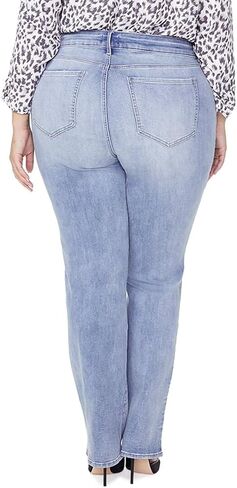 NYDJ Women's Plus Size Marilyn Straight Leg Jeans in Saudi Arabia