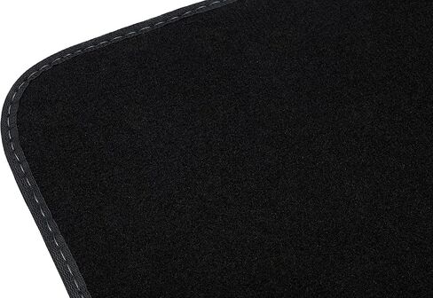 Avery Automats 4 Piece Set Custom Carpeted Floor Mats Compatible with 1968-1979 Volkswagen Super Beetle (Black) Made in The USA in Saudi Arabia