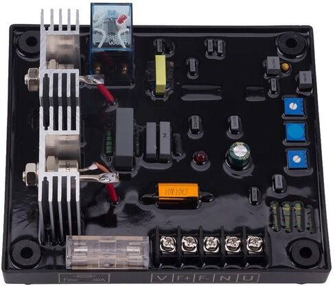 منظم جهد كهربائي أوتوماتيكي عالمي POW50A 30A AVR لوحدة التحكم في مثبت مولد الفرشاة بدون فرش 50 هرتز 60 هرتز (جديد POW50A) in Kuwait