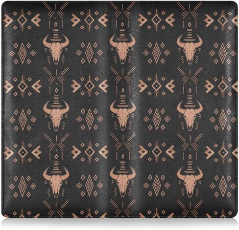 حامل بطاقات تسجيل السيارة والتأمين، صندوق قفازات جلدي لتنظيم محفظة إكسسوارات للرجال والنساء، حافظة للبطاقات، رخصة قيادة المستندات الأساسية، قلعة الخفاش القوطي باللون الأسود in Kuwait