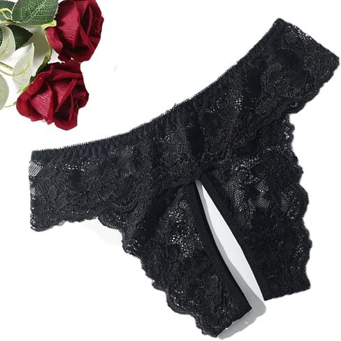 Women Sexy Panties Plus Size Underwear Lace Thongs Low Rise G-String Cheeky Underpants Pack of 1-3 in Saudi Arabia