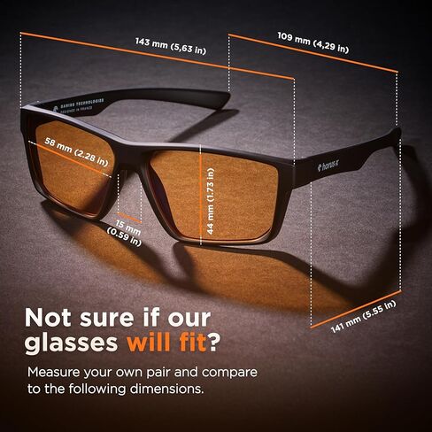 هوروس اكس • حزمة حماية بفلتر لحماية نظارات الالعاب والمكتب [50-86%] - شاشات مضادة للضوء الازرق لالعاب الفيديو والكمبيوتر - عبوة اكسسوارات للرجال والنساء in Kuwait