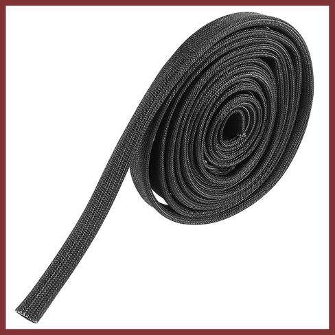 Fiberglass Heat Wire Shield Sleeve Heat High Temp Shield Adjustable Heat Shield 10ft 10mm 3/8" Black for Car Wire Protection Replace Parts in Saudi Arabia
