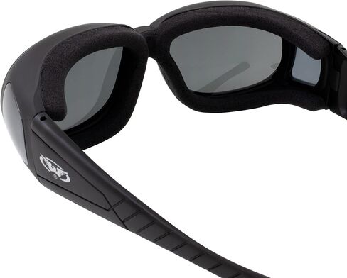 Global Vision Outfitter 24 Auto-Darkening Yellow Photochromic Motorcycle Sunglasses with Matte Black Nylon Frame and Anti-Fog UV400 Lenses in Saudi Arabia