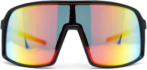Mountain Biker Style Oversized Large Sport Shield Sport Plastic Sunglasses in Saudi Arabia
