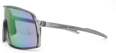 Mountain Biker Style Oversized Large Sport Shield Sport Plastic Sunglasses in Saudi Arabia