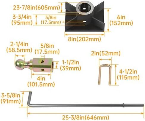 Flat Beds Gooseneck Trailer Hitch Universal Gooseneck Towing Hitch Flatbed Gooseneck Kit in Saudi Arabia