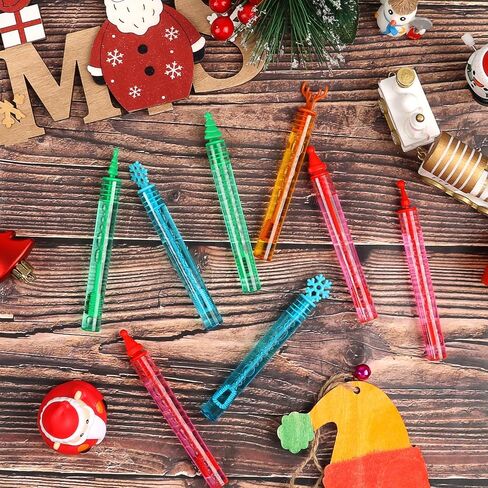 DERAYEE 36Pcs Christmas Bubble Wands for Kids Bulk, Xmas Mini Bubbles Party Favors Christma Toys Gift for Boys Girls Christmas Classroom Awards, Goody Bag Fillers in Saudi Arabia