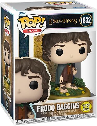 Funko Pop! Plus: The Lord of The Rings - Frodo Baggins - Glow in The Dark - Collectable Vinyl Figure - Gift Idea - Official Merchandise - Toys for Kids & Adults - TV Fans in Saudi Arabia