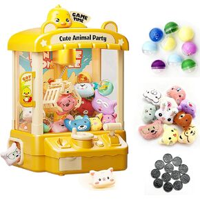 آلة مخلب للأطفال، آلة بيع أرنب صغيرة مع صوت، لعبة توزيع جوائز الحلوى مع ألعاب قطيفة صغيرة وكرات لعبة أركيد إلكترونية للفتيات والأولاد من عمر 3 إلى 8 سنوات، عيد ميلاد in Kuwait
