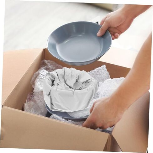 FUNOMOCYA 50Pcs Unprinted Packing Paper Sheets Newsprint Craft Paper for Drawing Sketching Wrapping Safe Shipping Durable Creative Elegant Presentation in Saudi Arabia