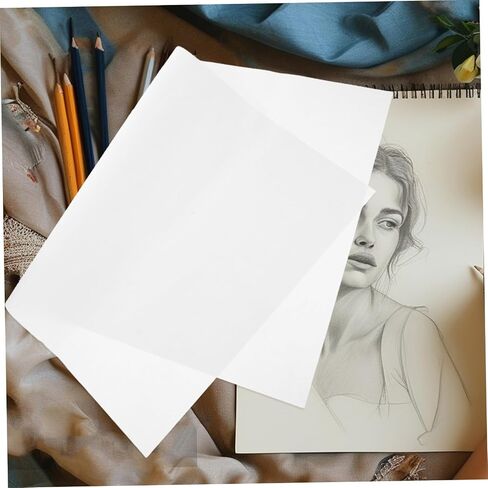 FUNOMOCYA 50Pcs Unprinted Packing Paper Sheets Newsprint Craft Paper for Drawing Sketching Wrapping Safe Shipping Durable Creative Elegant Presentation in Saudi Arabia