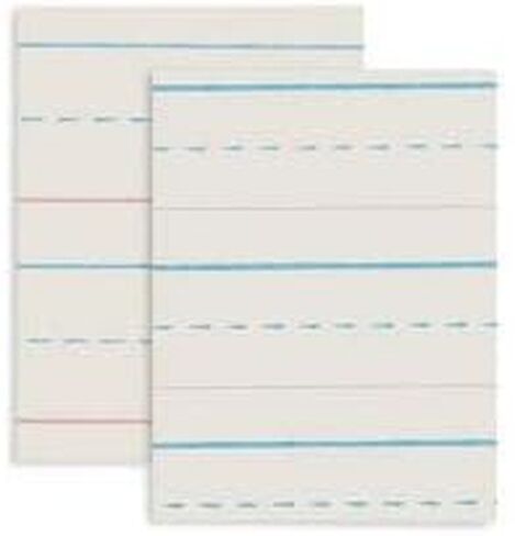 Broken Midline Paper - White - 8in. x 10.50in. in Saudi Arabia