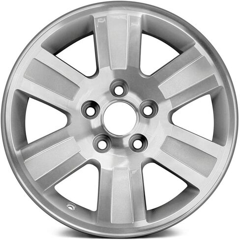 6-Spoke Silver with Machined Face 16x7 Alloy Factory Wheel - Aluminum Rim, 6-Spoke, 5x114.3 Bolt Pattern, 44mm Offset | Compatible with 2006-2010 Ford Explorer | 2006-2010 Ford Explorer Eddie Bauer in Saudi Arabia
